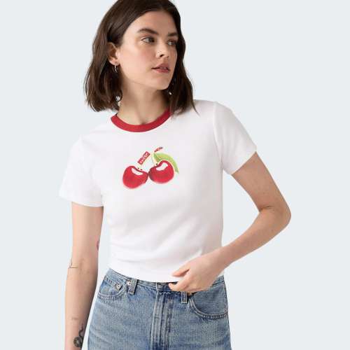 TSHIRT LEVIS SPORTY PHOTO FRUIT CHERRY