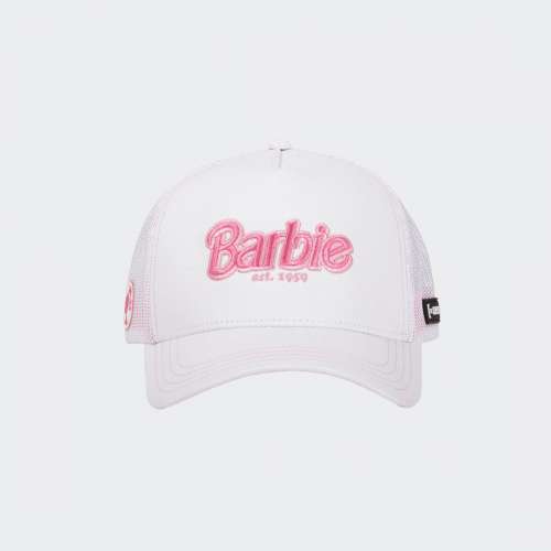 BONÉ CAPS LAB BARBIE WHITE/PINK