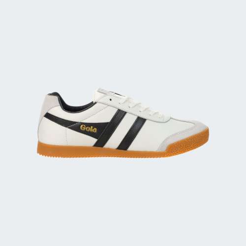 GOLA HARRIER LEATHER WHITE BLACK BLACK