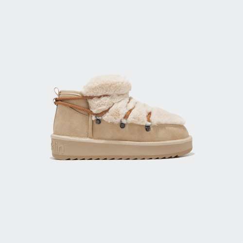 BOTAS D.FRANKLIN NORDIC TRK FUR LOW BEIGE