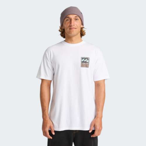 TSHIRT BILLABONG STAMP WHITE