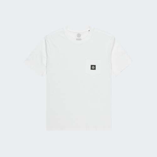 TSHIRT ELEMENT BASIC POCKET OPTIC WHITE