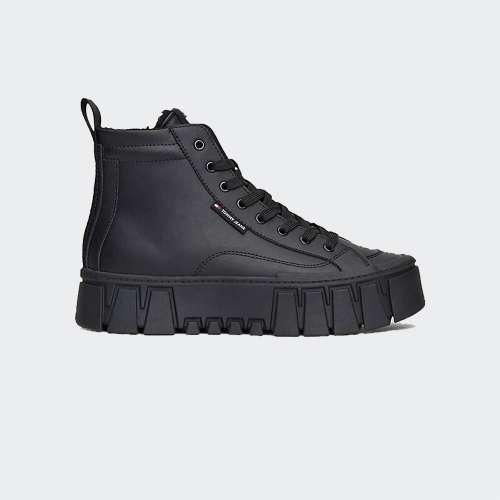 BOTAS TOMMY HILFIGER VULC FLAT BLACK