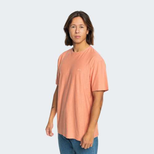 TSHIRT QUIKSILVER SLUB ROUNDNECK PEACH PARFAIT