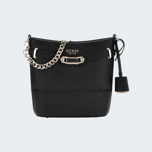 MALA GUESS SILVYE BUCKET BLACK