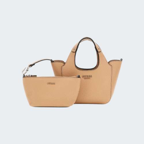 MALA GUESS HELINA MINI TOTE BEIGE