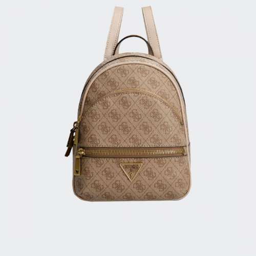 MOCHILA GUESS MANHATTAN LATTE LOGO