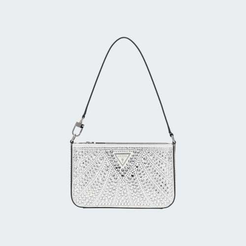 MALA GUESS BEAUVOIR MINI TOP SILVER