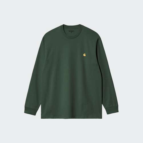 LONGSLEEVE CARHARTT WIP CHASE SYCAMORE TREE/GOLD