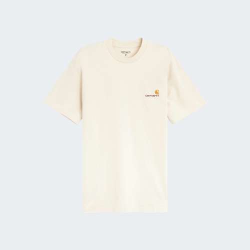 TSHIRT CARHARTT WIP AMERICAN SCRIPT NATURAL