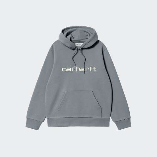 HOODIE CARHARTT WIP I030547 DOVE GREY/WAX