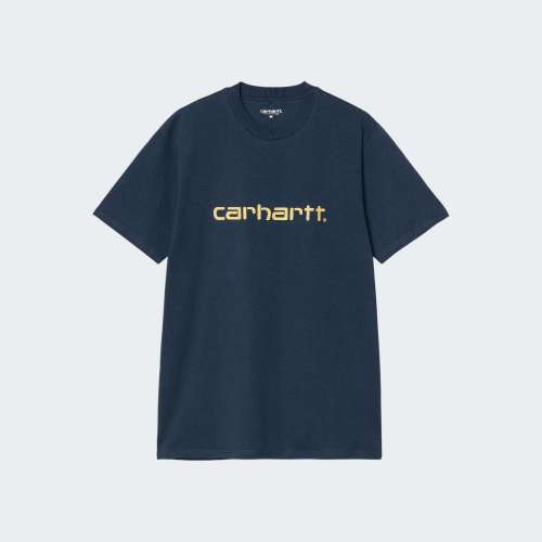 TSHIRT CARHARTT SCRIPT INK/AIR YELLOW