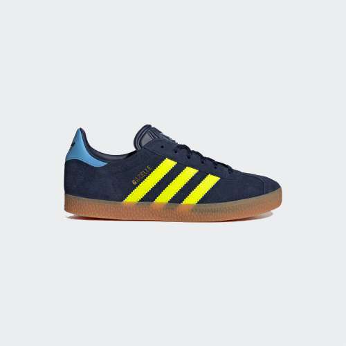 ADIDAS GAZELLE J NINDIG/YELLOW/LT BLUE