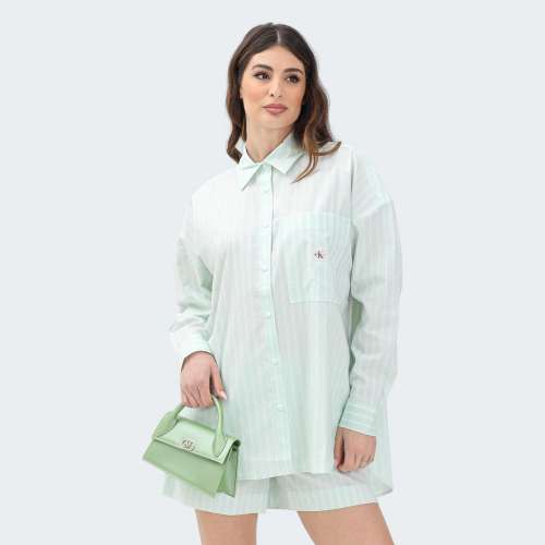 CAMISA CALVIN KLEIN SUMMER MOONLIGHT JADE STRIPE