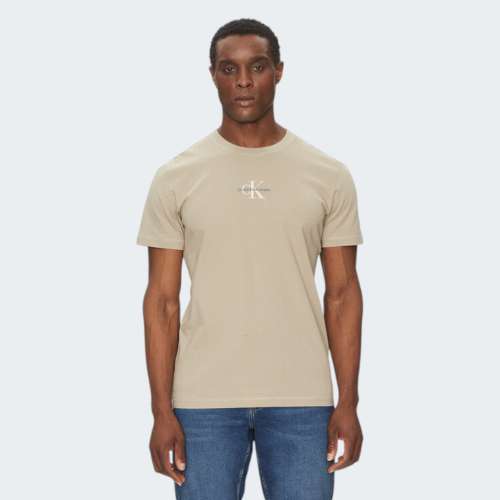 TSHIRT CALVIN KLEIN MONOLOGO ALUMINUM