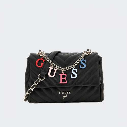 MALA GUESS CROSSBODY FLAP JBLK