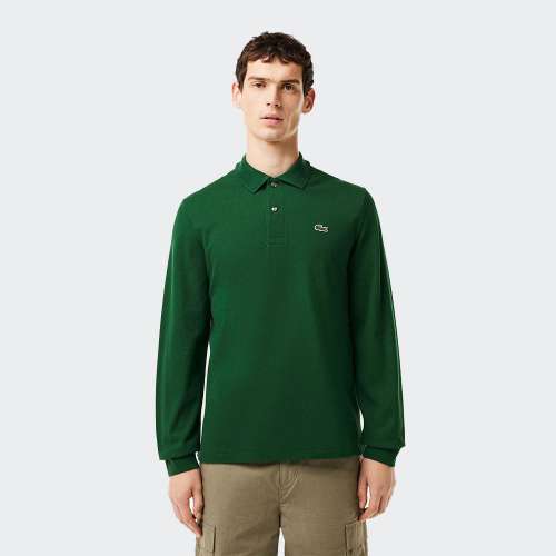 POLO DE MANGA COMPRIDA LACOSTE L1312 GREEN