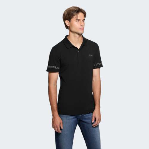 POLO GUESS NOLAN SS JBLK