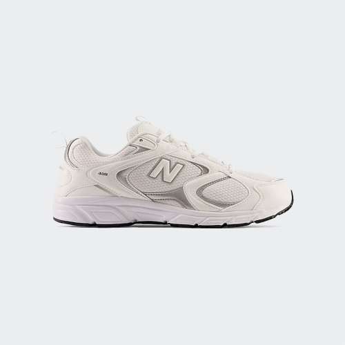 NEW BALANCE 408 WHITE/SILVER METALLIC