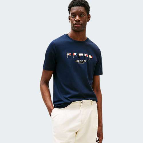 TSHIRT TOMMY HILFIGER MULTI DESERT SKY