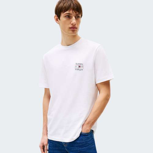 TSHIRT TOMMY HILFIGER STACK WHITE