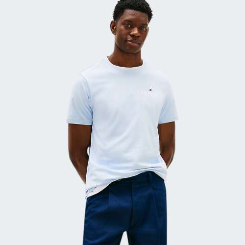 TSHIRT TOMMY HILFIGER STACK BREEZY BLUE