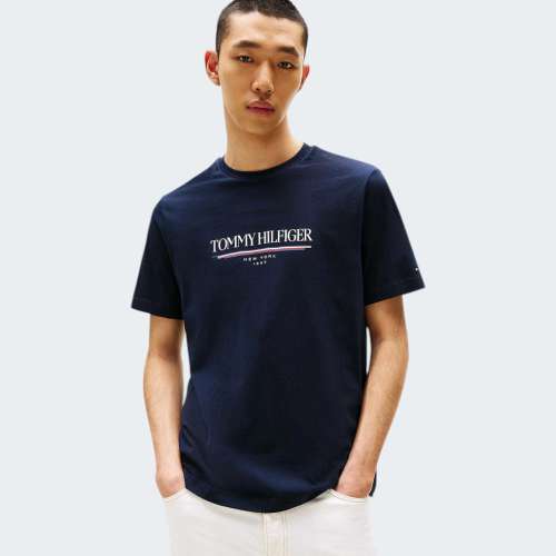 T-SHIRT TOMMY HILFIGER BRAND LOVE DESERT SKY