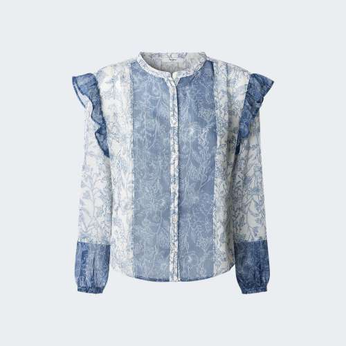 CAMISA PEPE JEANS DIANA STEEL BLUE