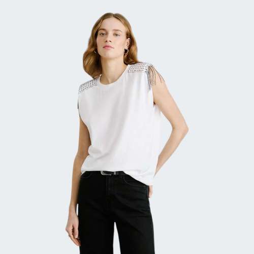 T-SHIRT PEPE JEANS VATIANA WHITE