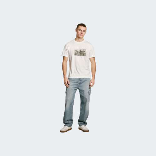 TSHIRT PEPE JEANS DALTER OFF WHITE