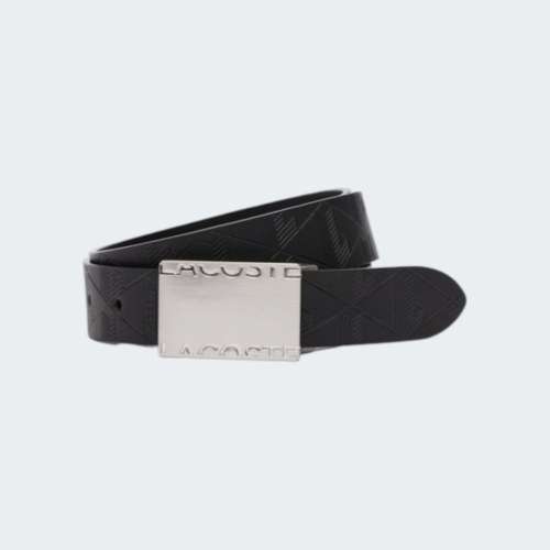 CINTO LACOSTE REVERSIBLE NOIR