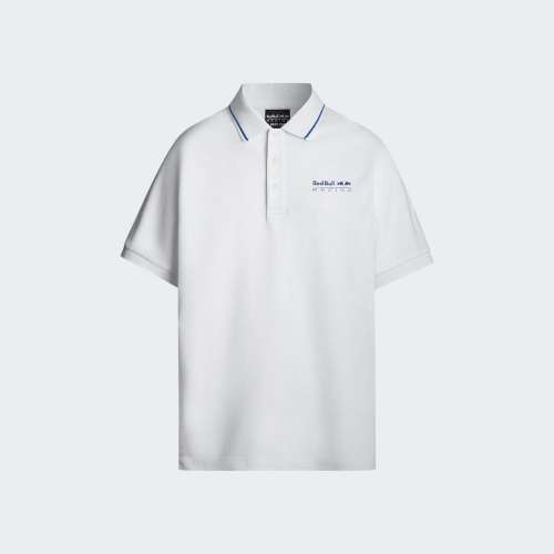 POLO REDBULL X PEPE JEANS TIPPED LOGO WHITE