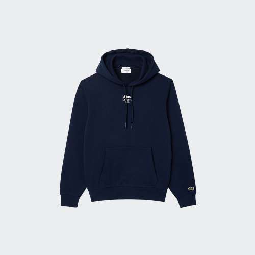 HOODIE LACOSTE SH2740 NAVY BLUE