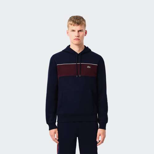 HOODIE LACOSTE SH5027 NAVY BLUE/EXPR