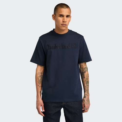 TSHIRT TIMBERLAND EMBROIDERY TONAL DARK SAPPHIRE