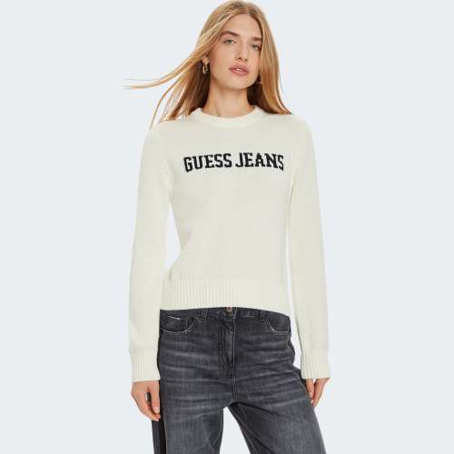 SWEATSHIRT GUESS INTARSIA